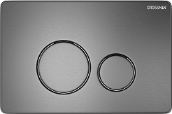 Grossman Инсталляция для подвесного унитаза Style 97.05.42M с клавишей смыва графит сатинированный – фотография-9